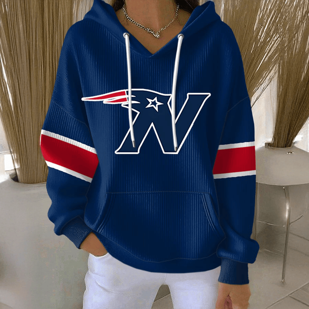 Patriots Football Hoodie Patriotic Boston New England Patriots Merch Present Ideas