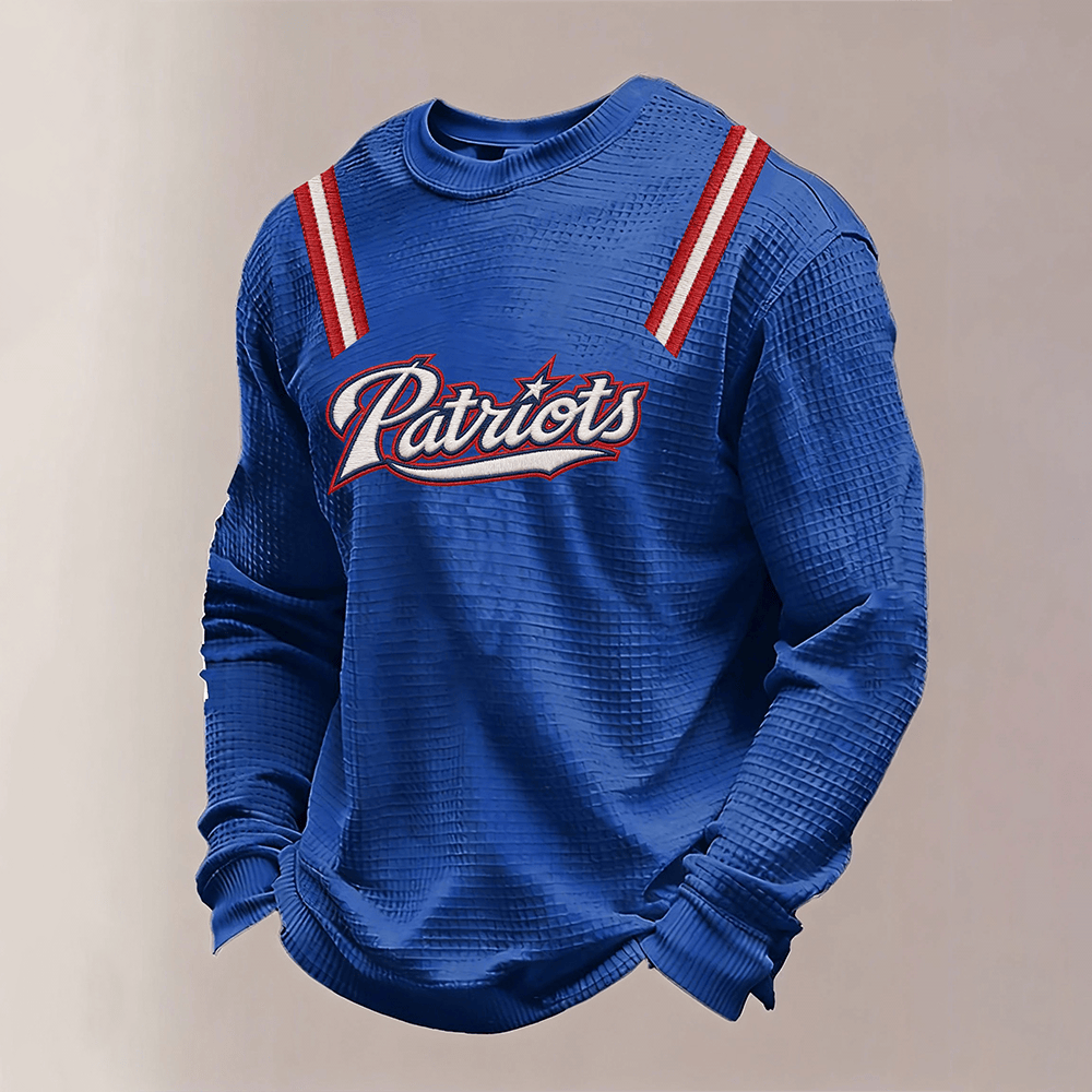 Patriots Football Long Sleeve Shirt Game Day Football Clothing Line Best Gift For Him