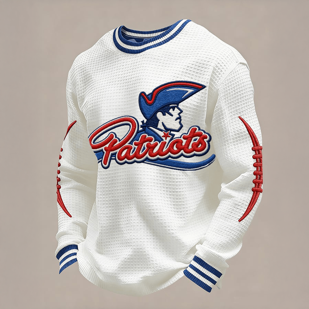 Patriots Football Long Sleeve Shirt Game Day Football Merch Gift Ideas For Him