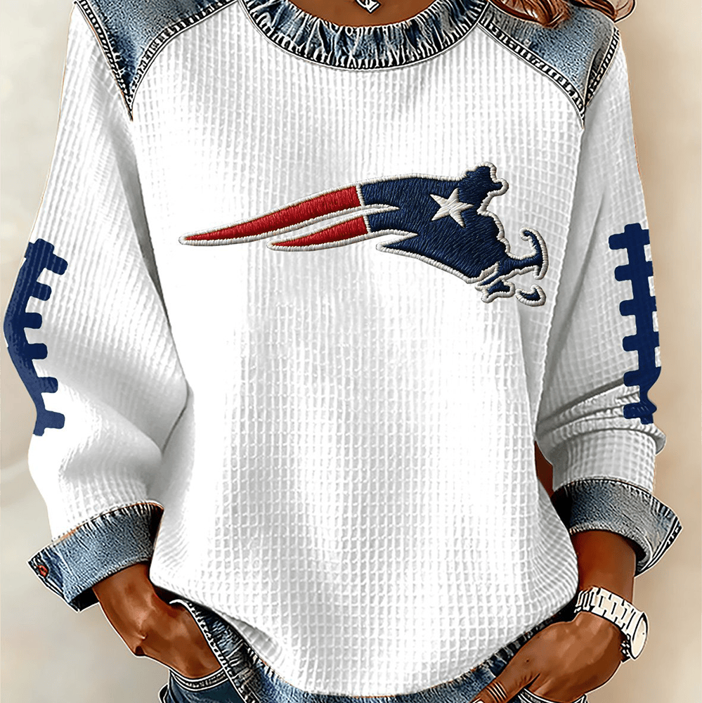 Patriots Football Sweatshirt Game Day Clothing New England Patriots Lover Gift