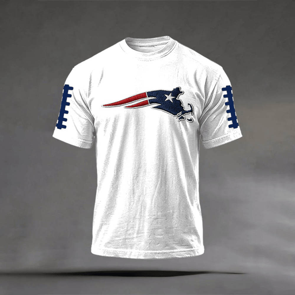Patriots Football T-Shirt Patriotic Boston New England Patriots Clothes Best Present For Fan