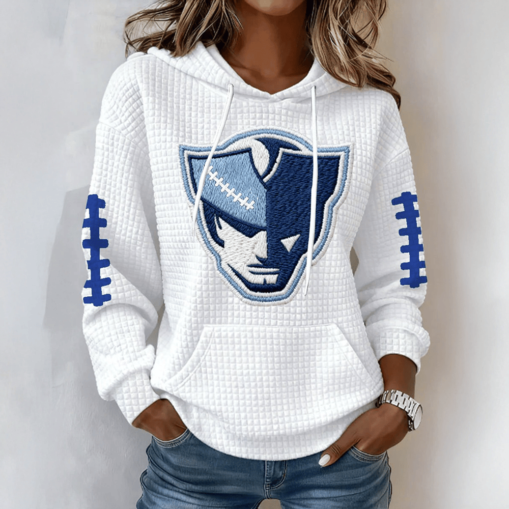 Patriots Game Day Hoodie Patriots Football Hooded Sweatshirt Football Gift For Girlfriend