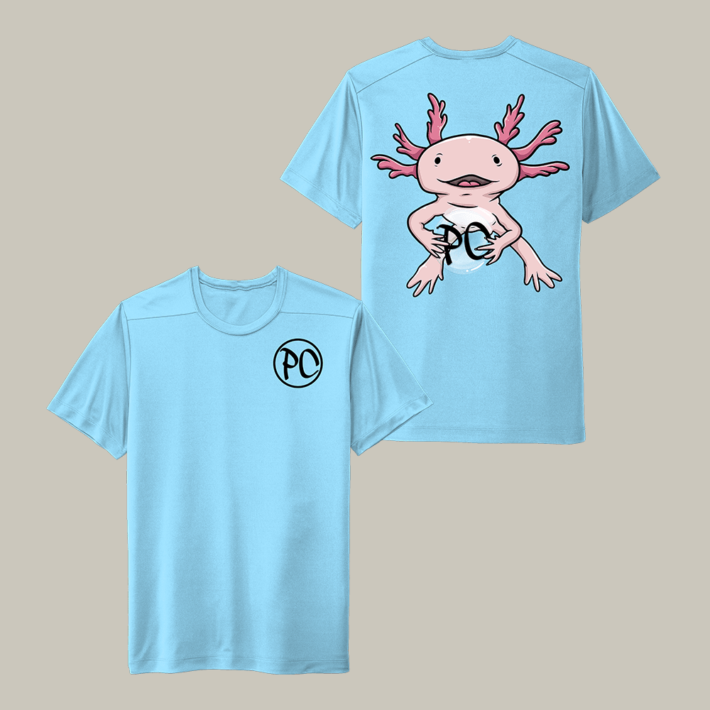 Paul Cuffaro Brand Merch Axolotl T-Shirt Aquarium Shirt Unique Gifts For Him