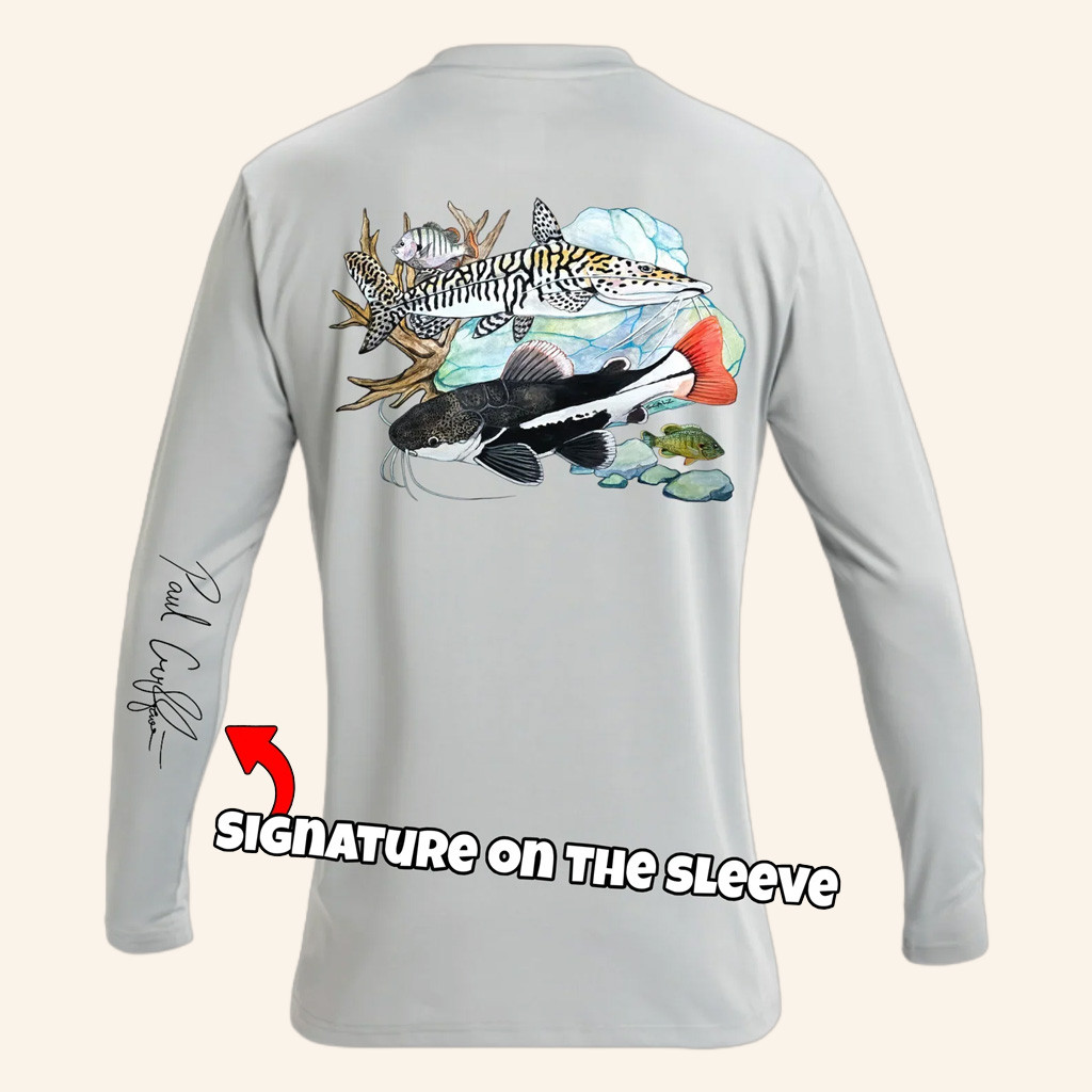 Paul Cuffaro Merch JUST IN Signature Predatory Catfish Long Sleeve Shirt Gifts For Brother