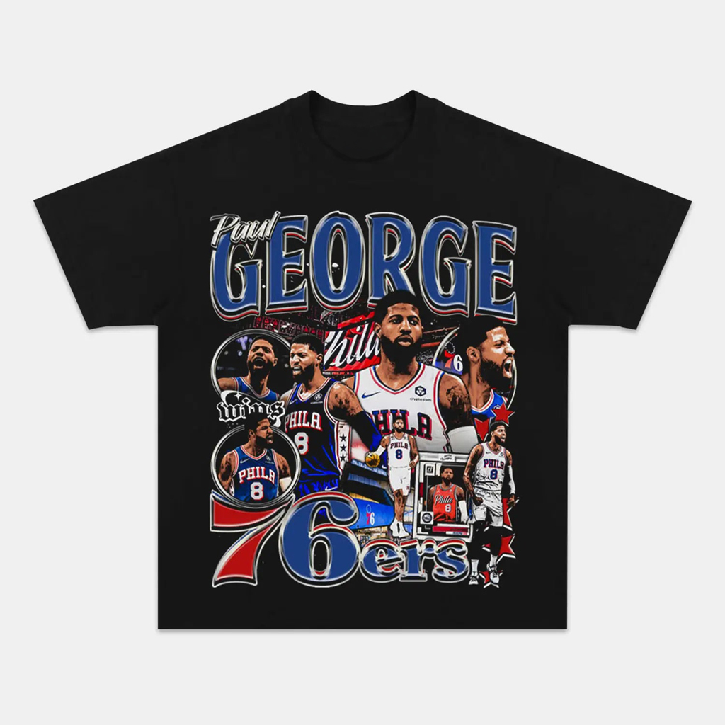 Paul George Sixers Philadelphia Basketball T-Shirt Presents For Basketball Fans
