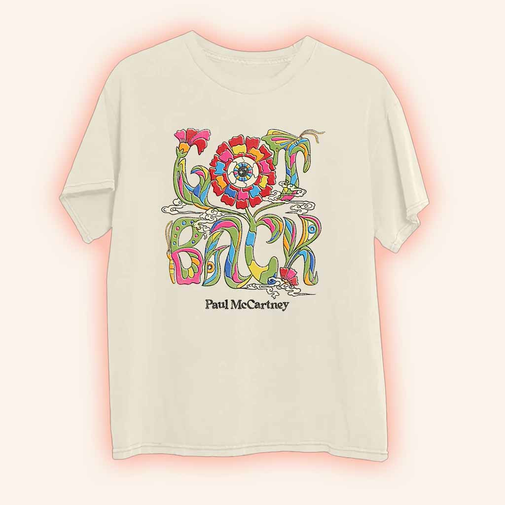 Paul Mccartney Merch Got Back 2025 Floral Tour Shirt Music Related Gifts For Her Paul Mccartney Merch Got Back 2025 Floral Tour Shirt Music Related Gifts For Her