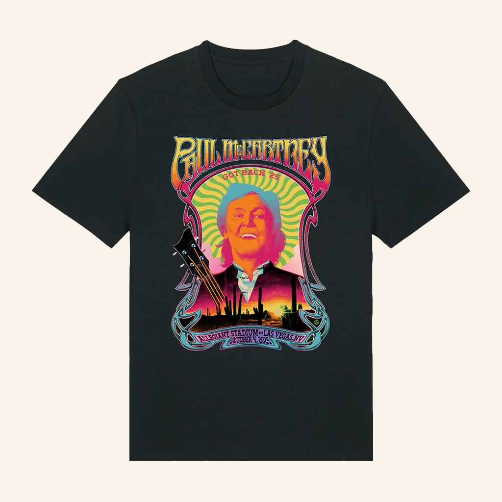 Paul Mccartney Merch Got Back 2025 Las Vegas Event T-Shirt Music Lover Gifts For Him Paul Mccartney Merch Got Back 2025 Las Vegas Event T-Shirt Music Lover Gifts For Him