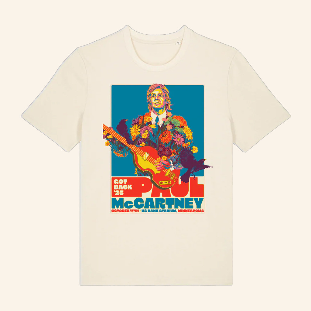 Paul McCartney Merch Got Back 2025 Minneapolis Event T-Shirt Gifts For Music Lovers Paul McCartney Merch Got Back 2025 Minneapolis Event T-Shirt Gifts For Music Lovers