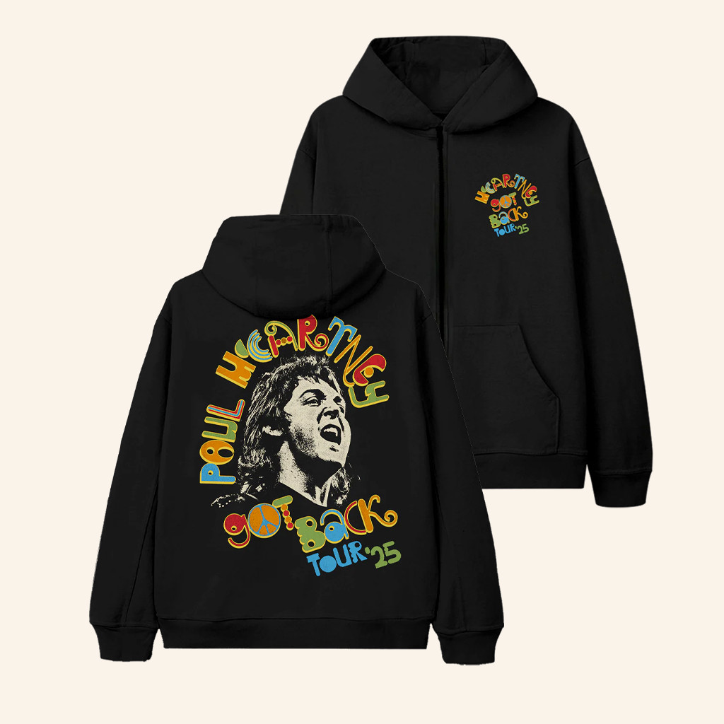 Paul McCartney Merch Got Back Tour 2025 Peace Zip Hoodie Best Gifts For Music Lovers Paul McCartney Merch Got Back Tour 2025 Peace Zip Hoodie Best Gifts For Music Lovers