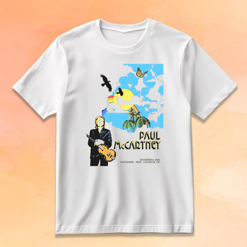 Paul McCartney Merch Nationwide Rena November 8 2025 Concert T-Shirt Gifts For Music Lovers