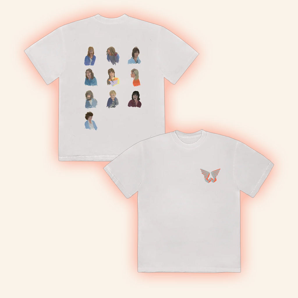 Paul McCartney Merch Wings Watercolor Shirt Presents For Music Lovers