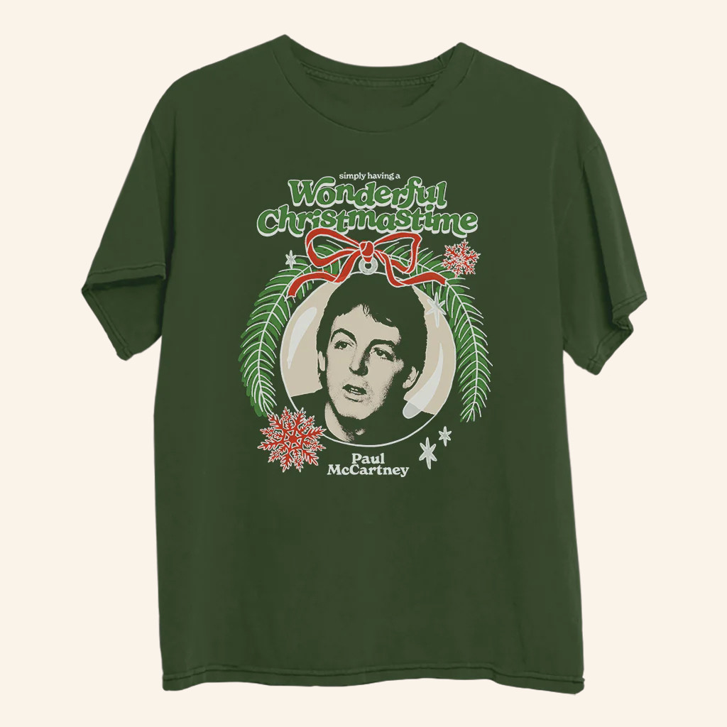 Paul McCartney Merch Wonderful Christmas T-Shirt Christmas Gifts For Music Fans Paul McCartney Merch Wonderful Christmas T-Shirt Christmas Gifts For Music Fans