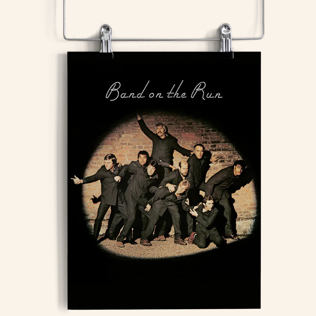 Paul McCartney Tour Merch Band On The Run Album Poster Living Room Decor Gifts For Fans Paul McCartney Tour Merch Band On The Run Album Poster Living Room Decor Gifts For Fans