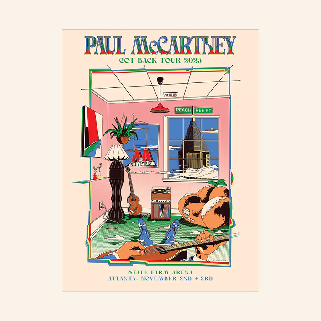Paul McCartney Tour Merch Got Back 2025 Atlanta Event Poster Wall Decor For Living Room Paul McCartney Tour Merch Got Back 2025 Atlanta Event Poster Wall Decor For Living Room