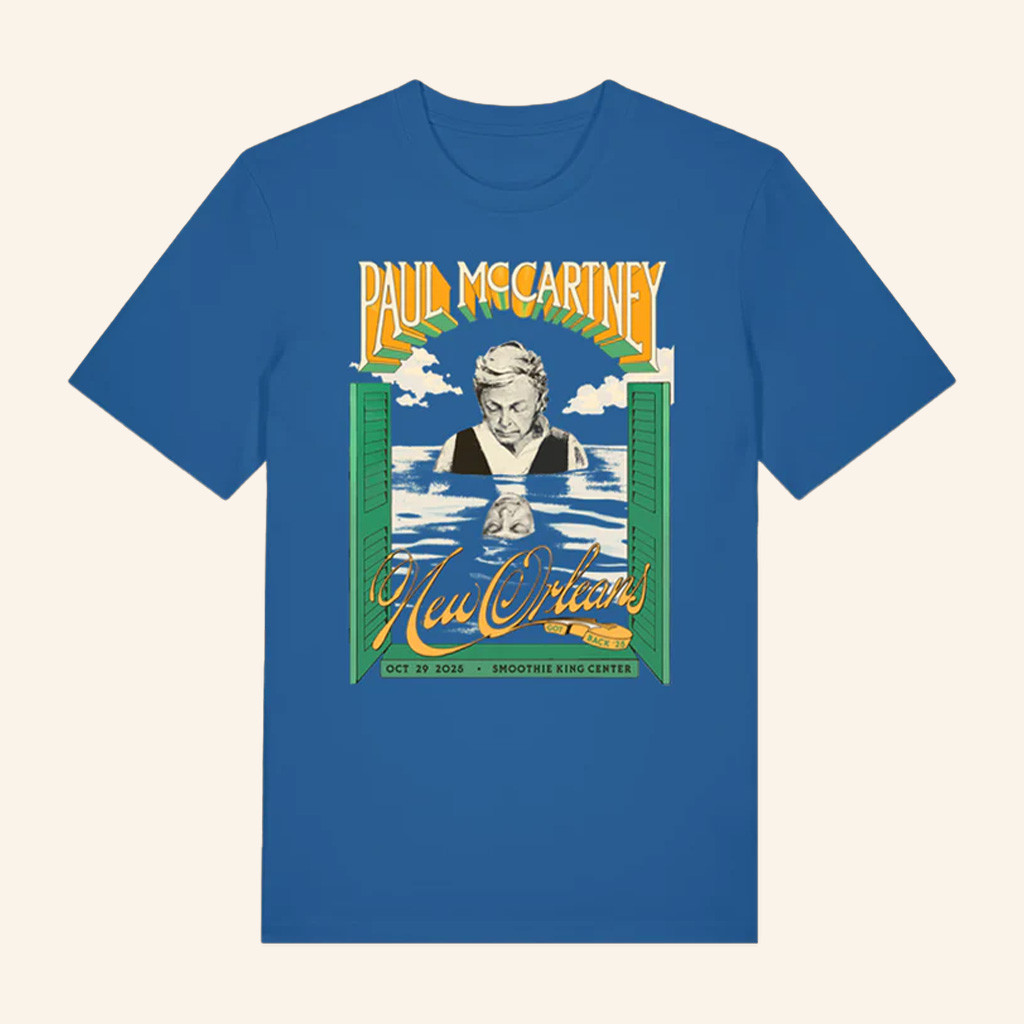 Paul McCartney Tour Merch Got Back 2025 New Orleans Event T-Shirt Music Lover Gifts For Him