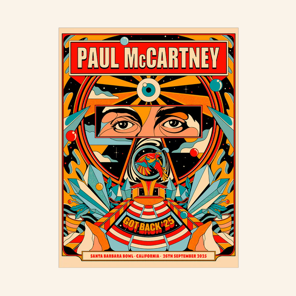 Paul McCartney Tour Merch Got Back 2025 Santa Barbara Event Poster Gifts For Music Fans Paul McCartney Tour Merch Got Back 2025 Santa Barbara Event Poster Gifts For Music Fans
