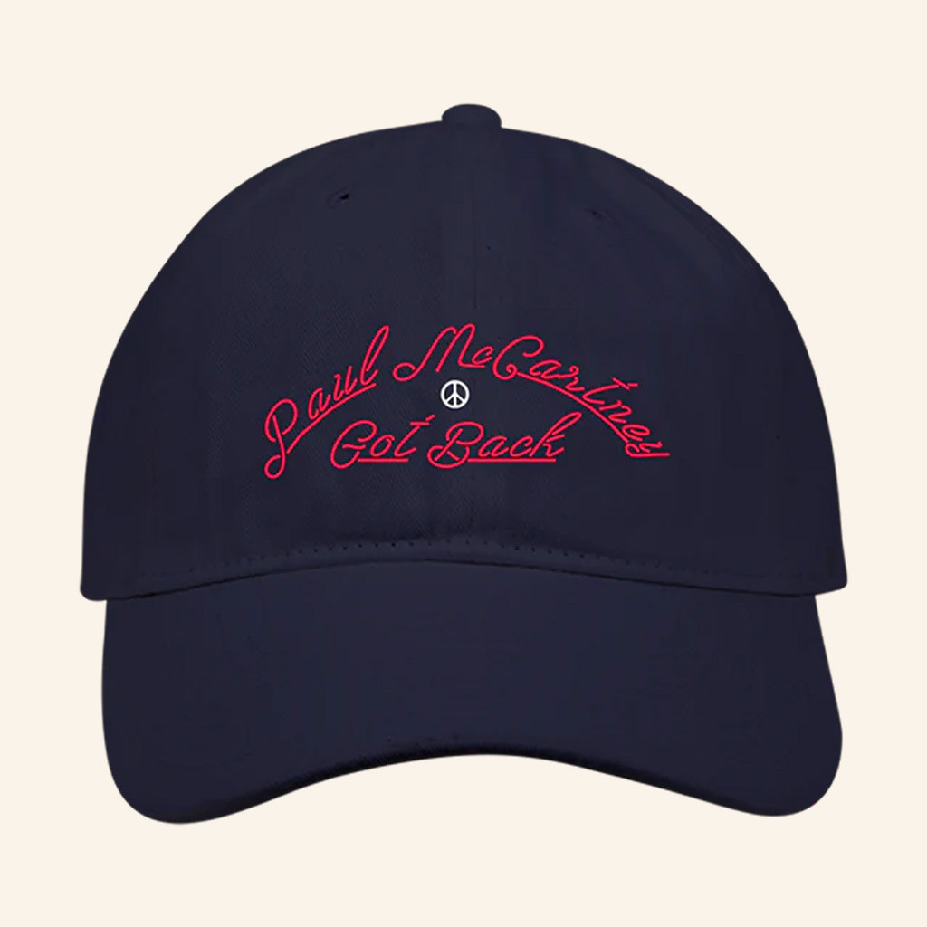 Paul McCartney Tour Merch Got Back 2025 Tour Embroidered Hat Gift Ideas For Dad Paul McCartney Tour Merch Got Back 2025 Tour Embroidered Hat Gift Ideas For Dad