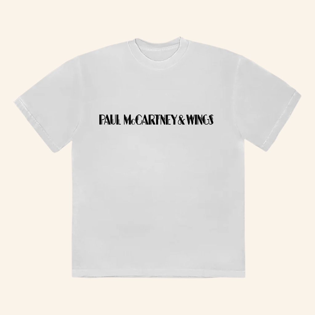 Paul McCartney Tour Merch Paul McCartney And Wings Text Logo T-Shirt Gifts For Brother Paul McCartney Tour Merch Paul McCartney And Wings Text Logo T-Shirt Gifts For Brother