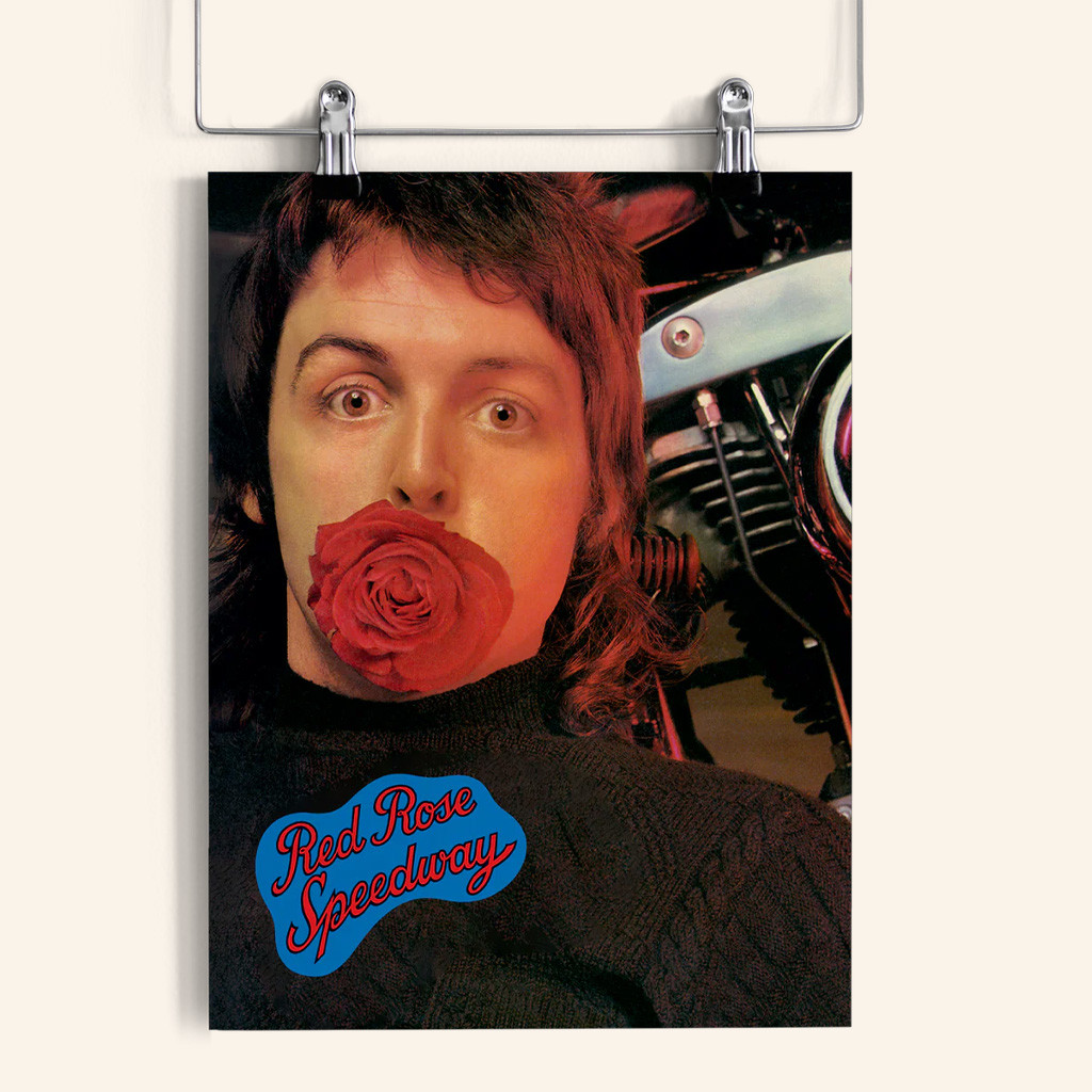 Paul McCartney Tour Merch Red Rose Speedway Album Poster Gift Ideas For Music Fans Paul McCartney Tour Merch Red Rose Speedway Album Poster Gift Ideas For Music Fans