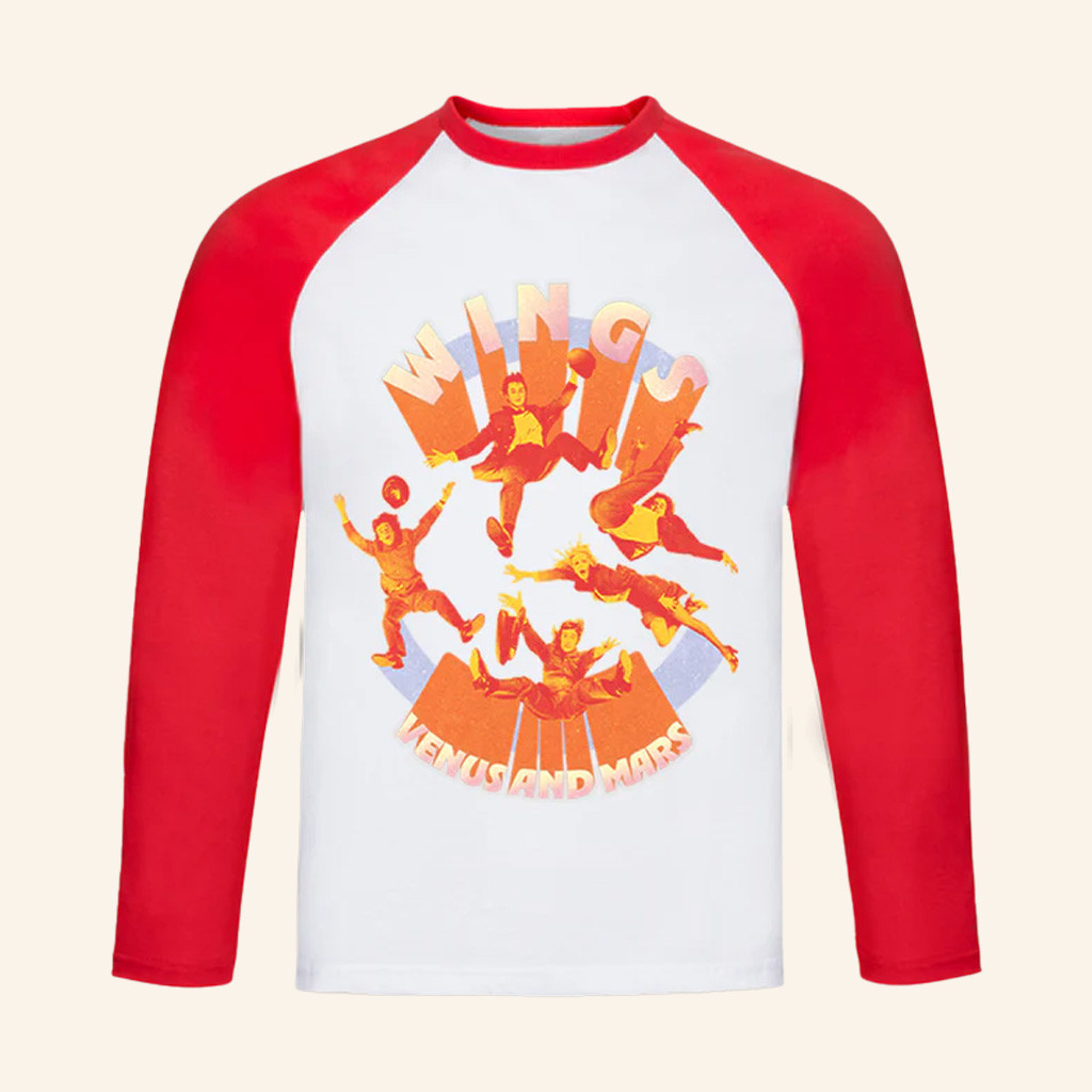 Paul McCartney Tour Merch Venus And Mars Red Long Raglan T-Shirt Christmas Gifts For Son Paul McCartney Tour Merch Venus And Mars Red Long Raglan T-Shirt Christmas Gifts For Son