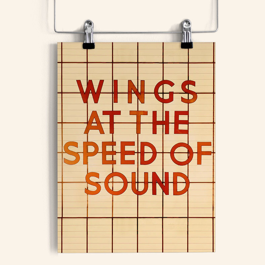 Paul McCartney Tour Merch Wings At The Speed Of Sound Album Poster Gifts For Music Fan Paul McCartney Tour Merch Wings At The Speed Of Sound Album Poster Gifts For Music Fan