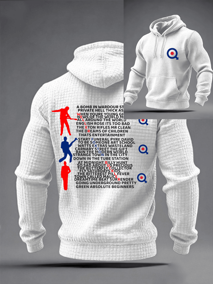 Paul Weller Merch Jam Song Poster Hoodie Music Enthusiasts Presents Ideas