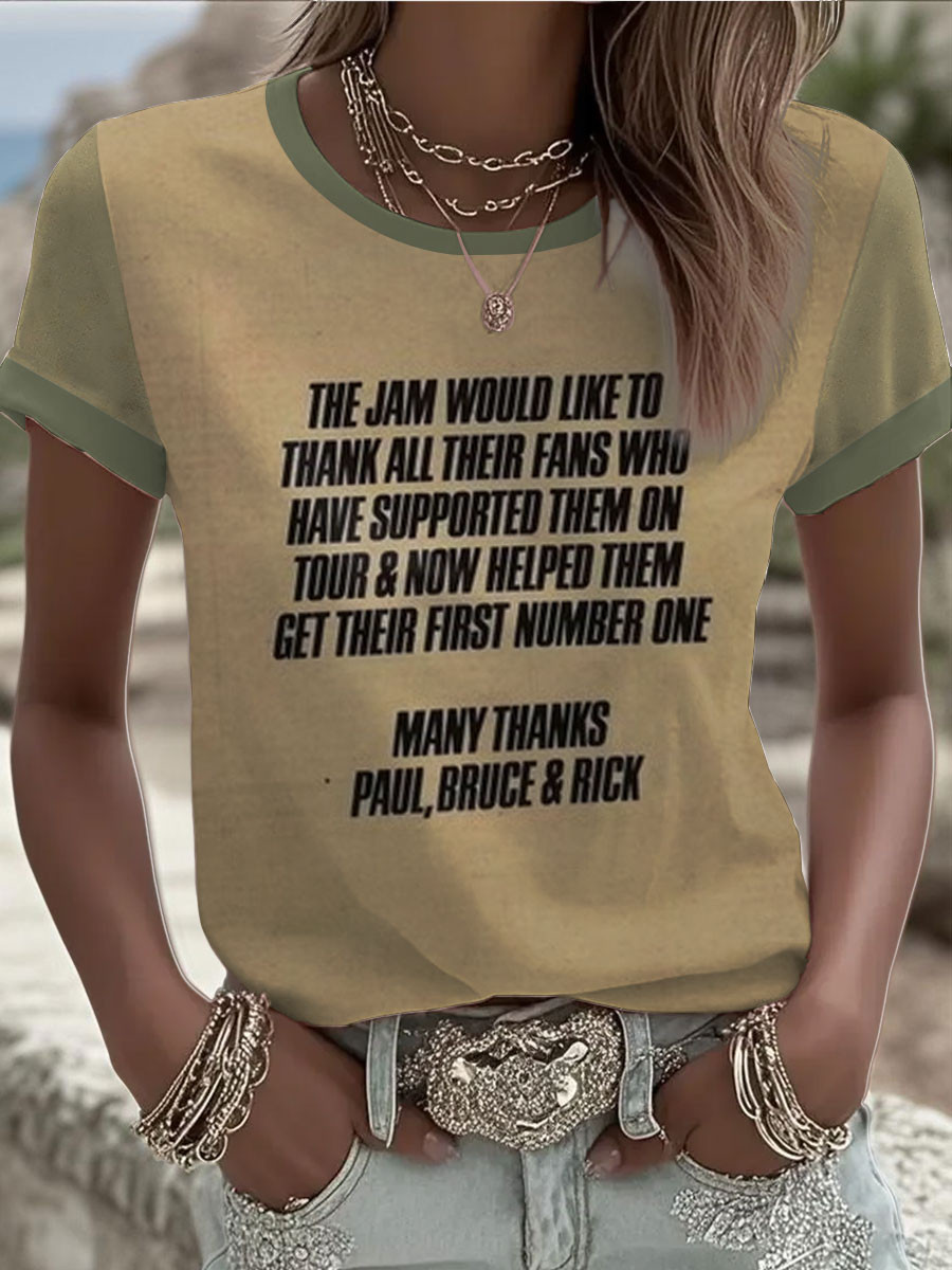 Paul Weller Merch Many Thanks Paul Bruce And Rick T-Shirt Unique Gift Ideas