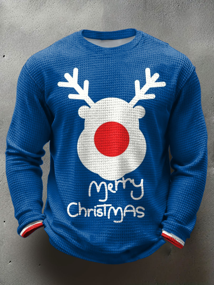 Paul Weller Merch Merry Christmas Reindeer Graphic Long Sleeve Shirt Gifts For Husband
