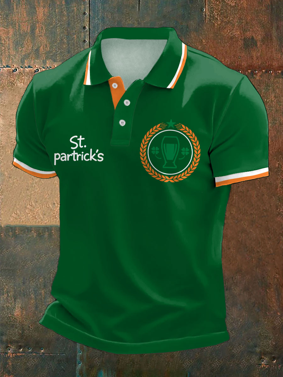 Paul Weller Merch St Patrick's Day Polo Shirt St Patrick's Day Gift Ideas