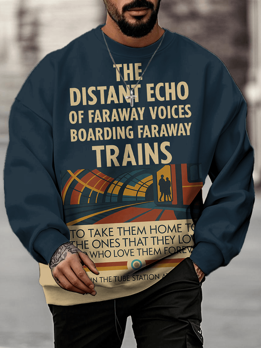 Paul Weller Merch The Distant Echo Of Faraway Voices Sweatshirt Best Present Ideas