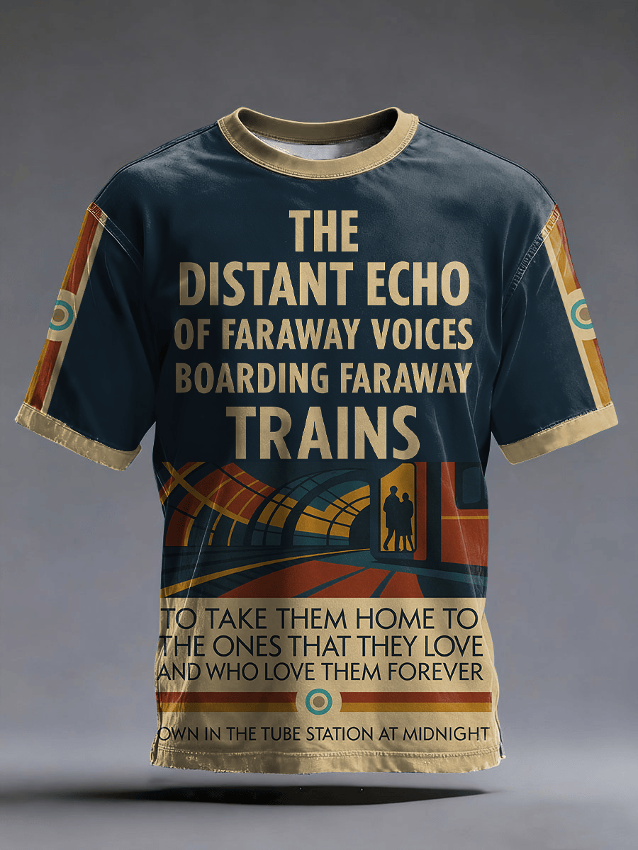 Paul Weller Merch The Distant Echo Of Fareway Voices T-Shirt Gifts For The Mods Music Lovers