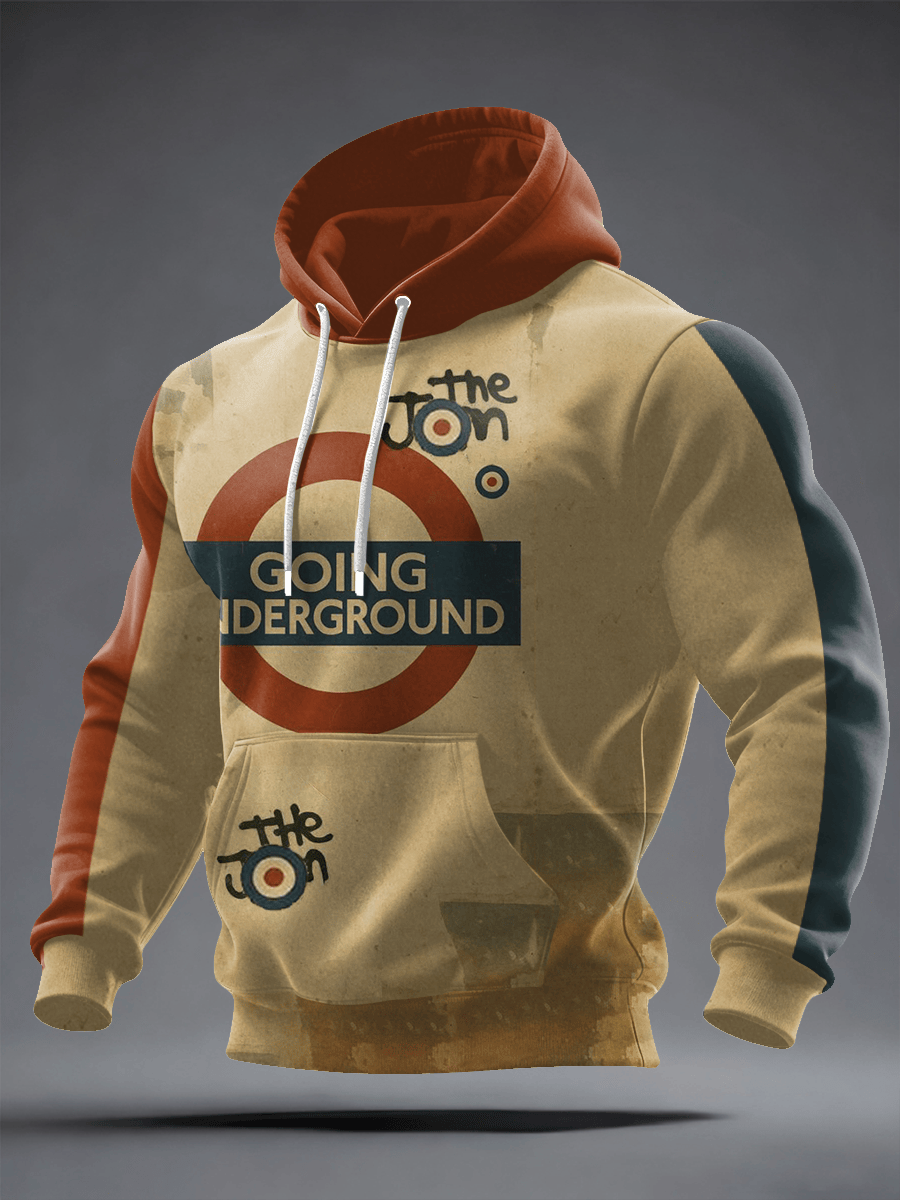 Paul Weller Merch The Jam Going Underground Hoodie Rock Band Clothing Gift Ideas