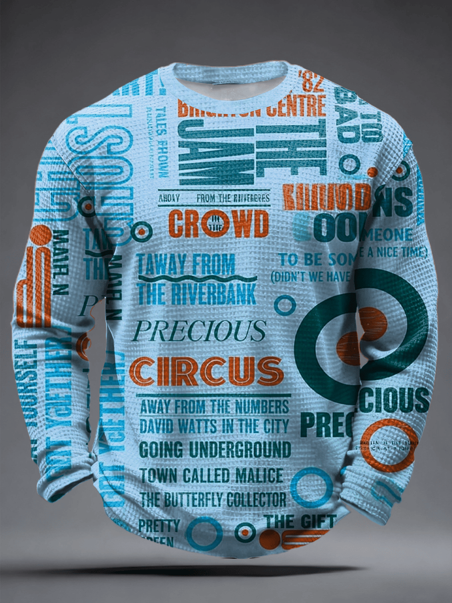 Paul Weller Merch The Jam Precious Circus Long Sleeve Shirt Good Gifts For Music Fans