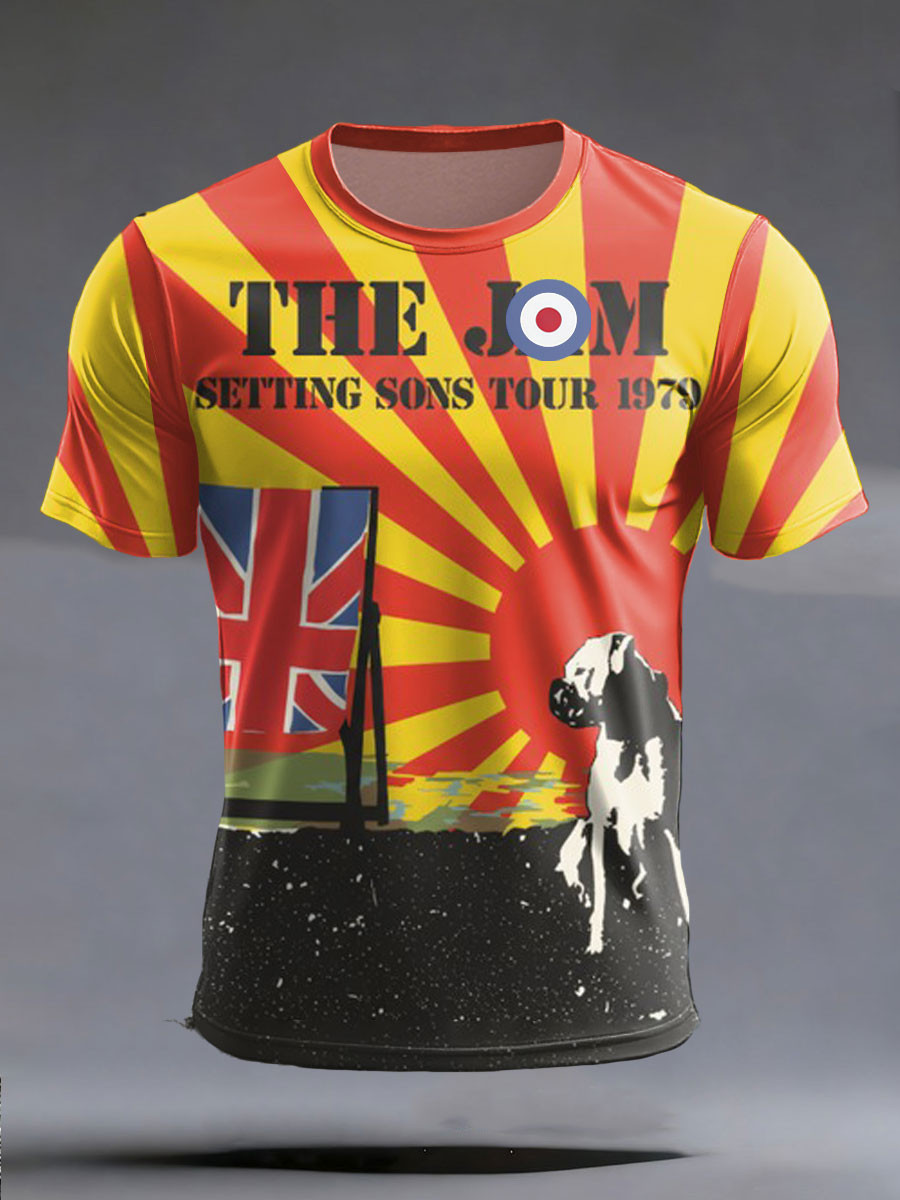 Paul Weller Merch The Jam Setting Sons Tour 1970 T-Shirt Unique Gifts For Husband