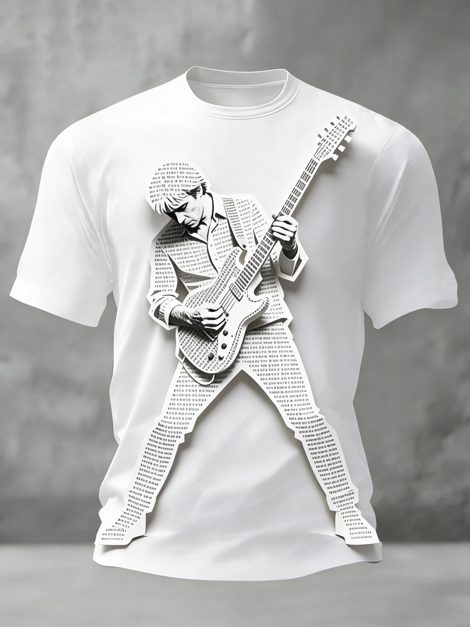 Paul Weller Merch The Modfather And Guitar Tee Shirt Unique Presents For Cousin