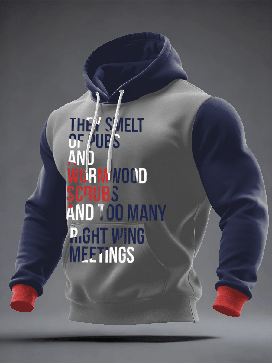 Paul Weller Merch They Smelt Of Pubs And Worm Hoodie Great Presents For Rock Music Fans