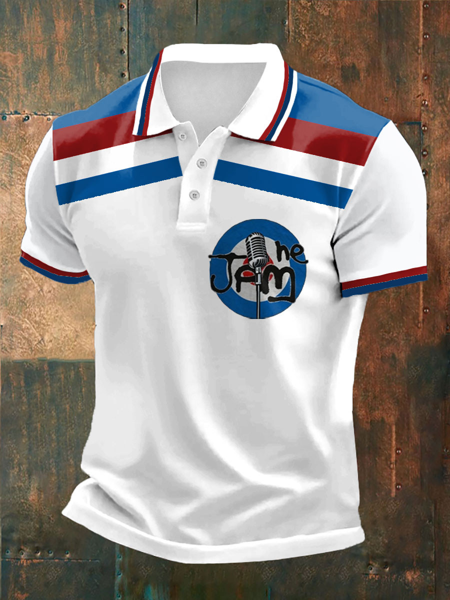 Paul Weller Merch UK Mods The Jam Polo Shirt Cool Gifts For Boyfriend