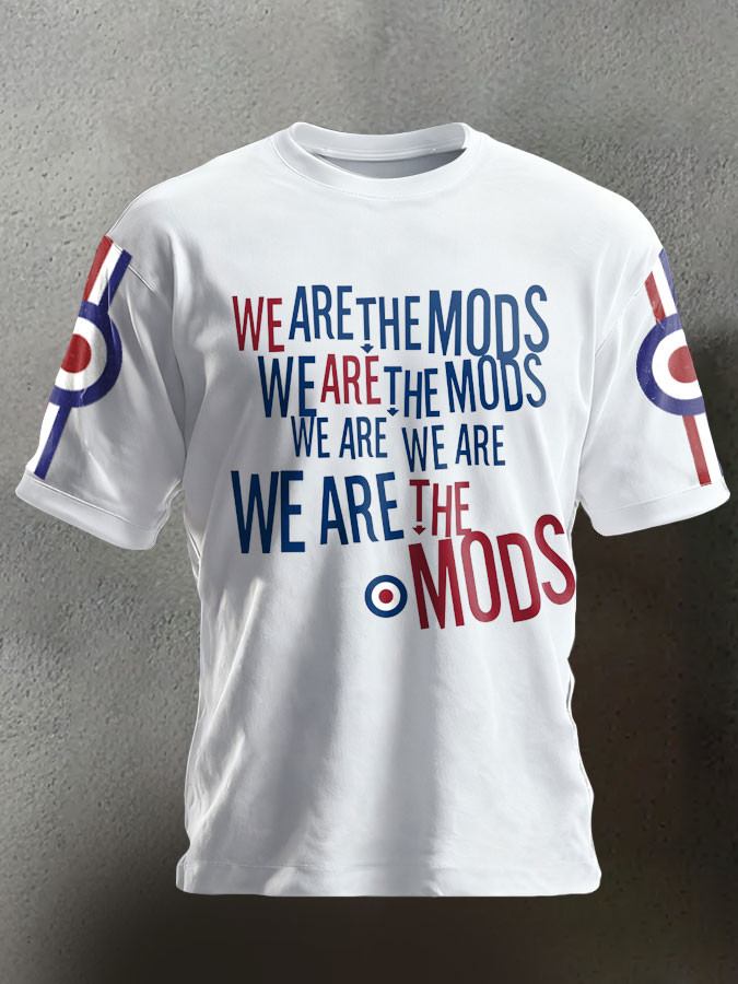 Paul Weller Merch We Are The Mods T-Shirt Unique Gifts For Husband
