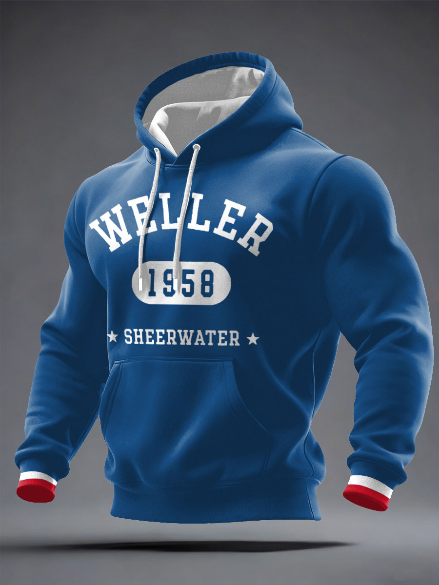 Paul Weller Merch Weller 1958 Sheerwater Hoodie Unique Music Gifts For Boyfriend