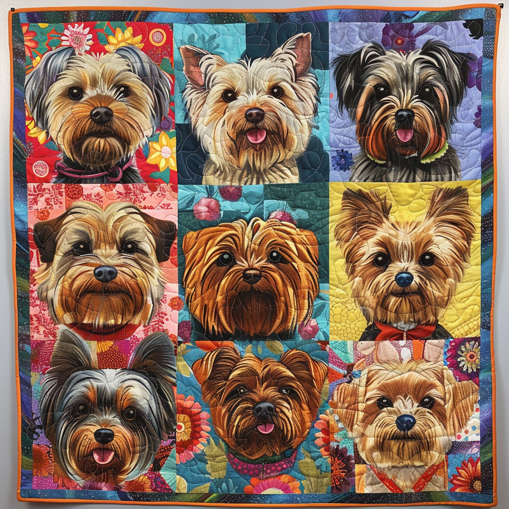 Pawfect Yorkshire Quilted Blanket Christmas Gifts For Friends