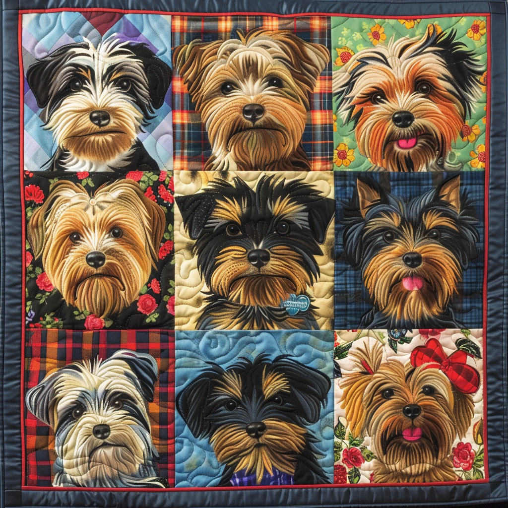 Paws & Tails Quilted Blanket Christmas Gifts For Friends