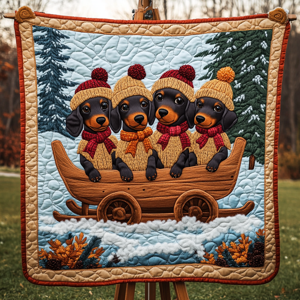 Paws and Snouts Quilted Blanket Best Gifts For New Dog Owners