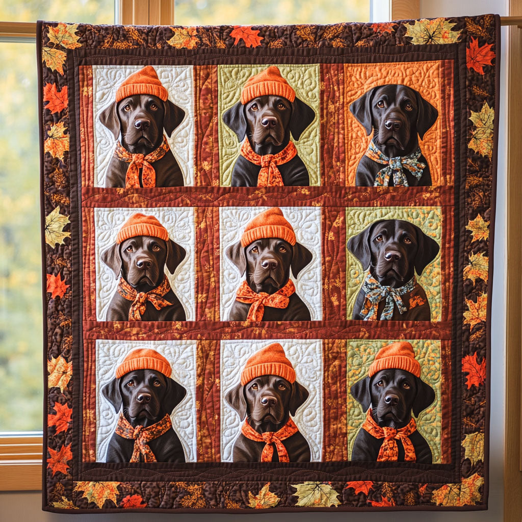 Pawsome Pups Quilted Blanket Labrador Retriever Blanket Dog Gift Ideas For Dog Owners