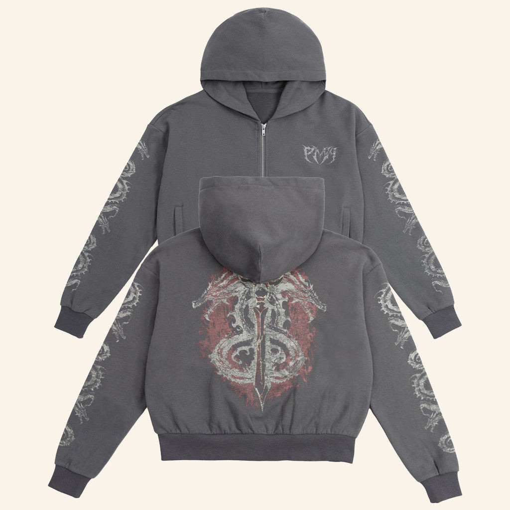 Paymoneywubby Merch Dragonbind Cropped Zip Hoodie Gifts For Friends Paymoneywubby Merch Dragonbind Cropped Zip Hoodie Gifts For Friends