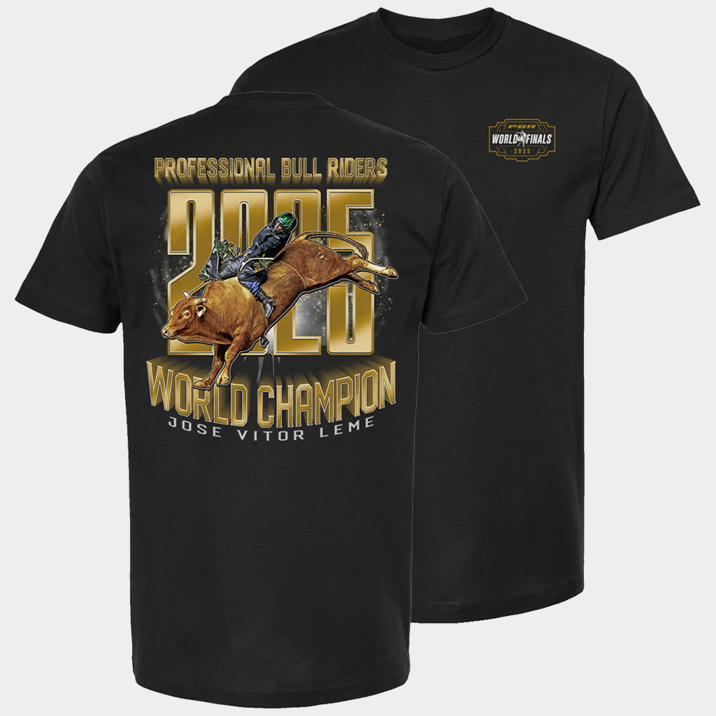 PBR Merch PBR 2025 World Champ Jose Vitor Leme T-Shirt Birthday Gift Ideas For Brother