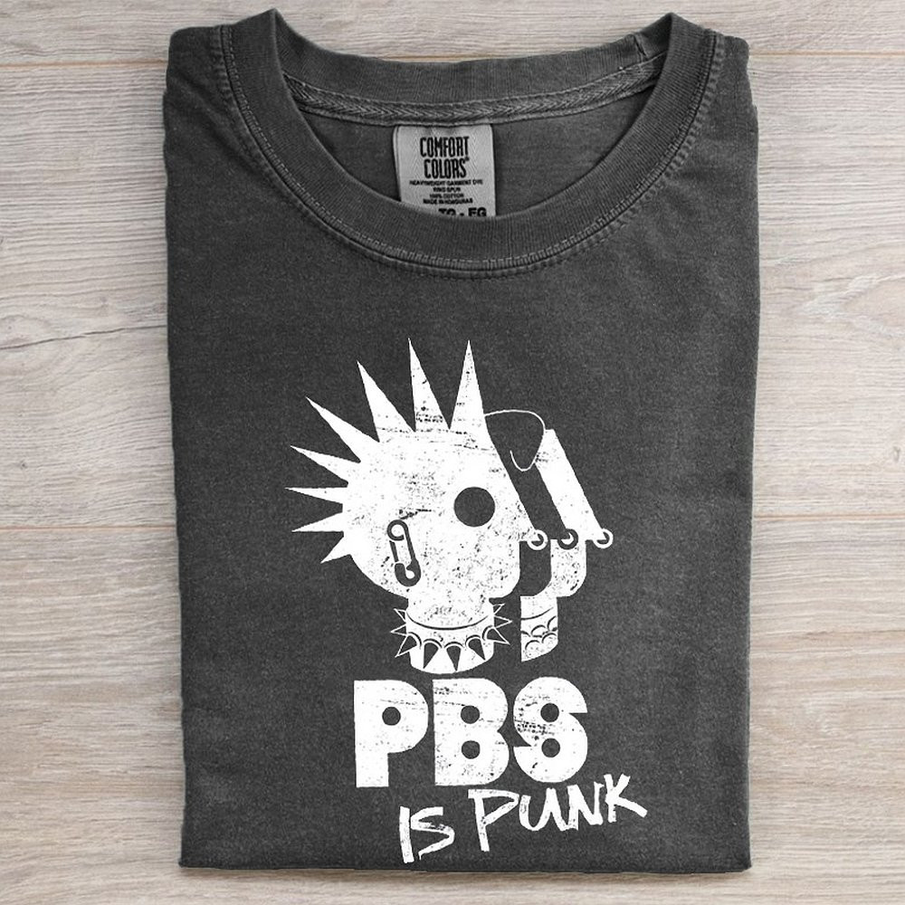 PBS Is Punk T-Shirt Funny Retro Shirt Gifts For Best Friends