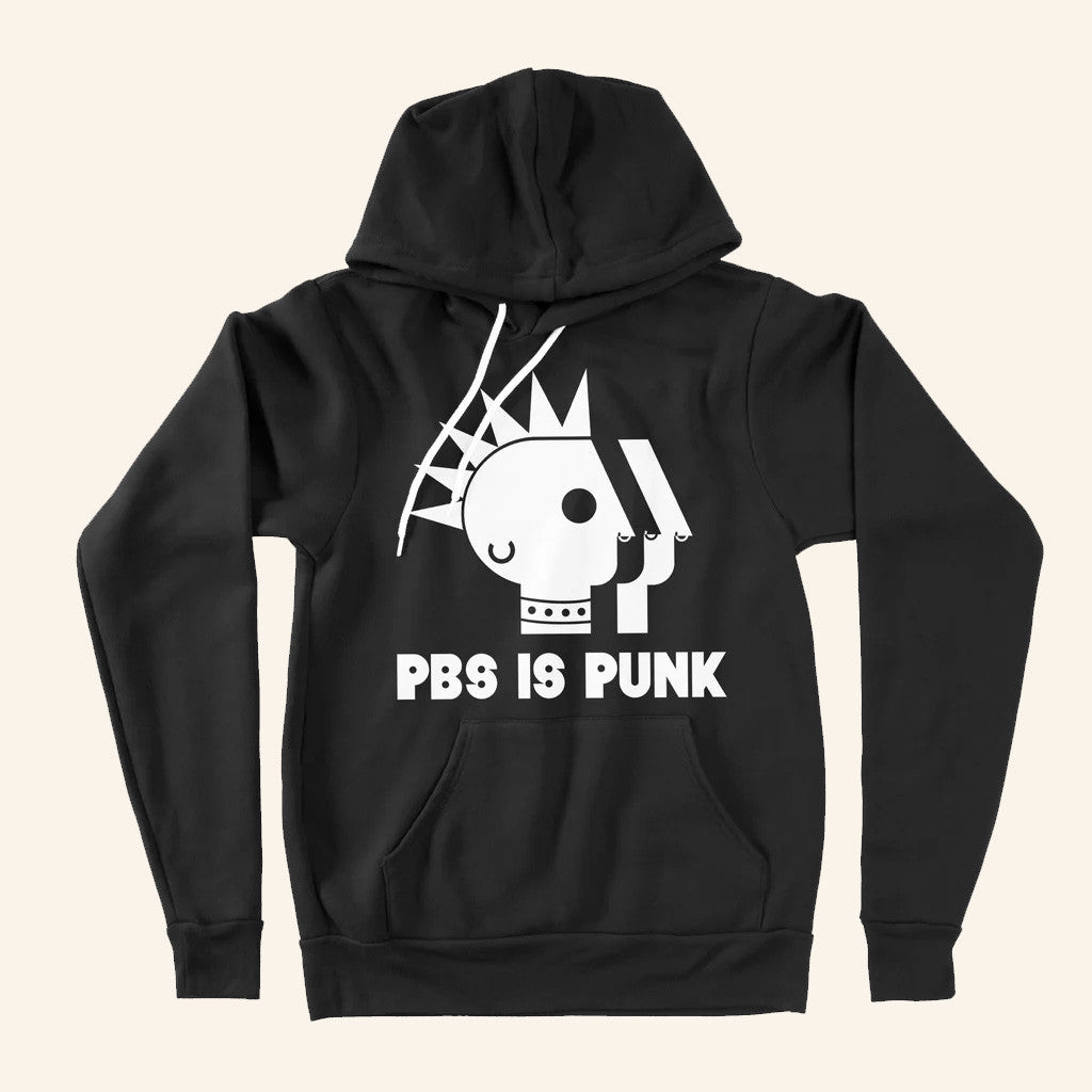 PBS Merch PBS is Punk Hoodie Black Present For Husband PBS Merch PBS is Punk Hoodie Black Present For Husband