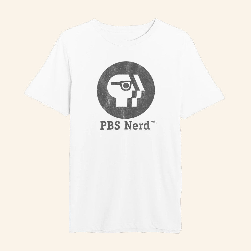 PBS Merch PBS Nerd T-shirt White Best Gifts For Him PBS Merch PBS Nerd T-shirt White Best Gifts For Him