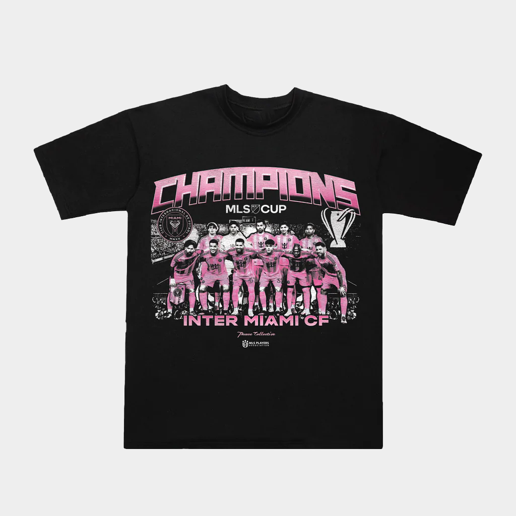 Peace Collective Merch Inter Miami CF MLS Cup Champions T-Shirt Black Gifts For Soccer Fans Peace Collective Merch Inter Miami CF MLS Cup Champions T-Shirt Black Gifts For Soccer Fans