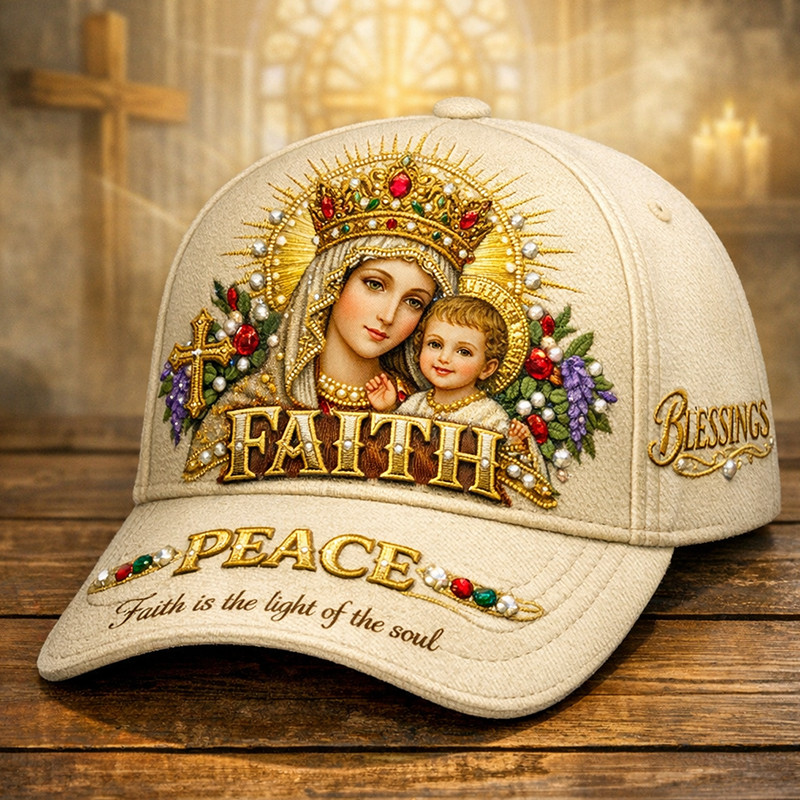 Peace Faith Is The Light Of Soul Hat Faith Baseball Cap Christian Gift Ideas